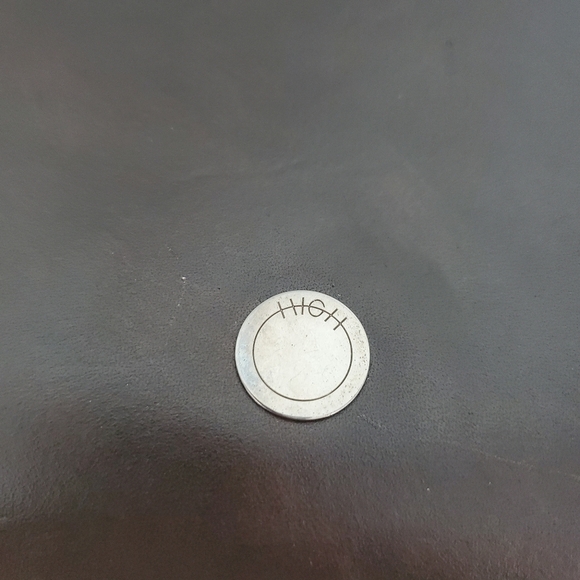 HIGH Everyday Couture Studded Brown Made in Italy Leather Bag - Picture 4 of 10